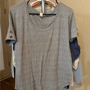 Gray Sweater Blouse